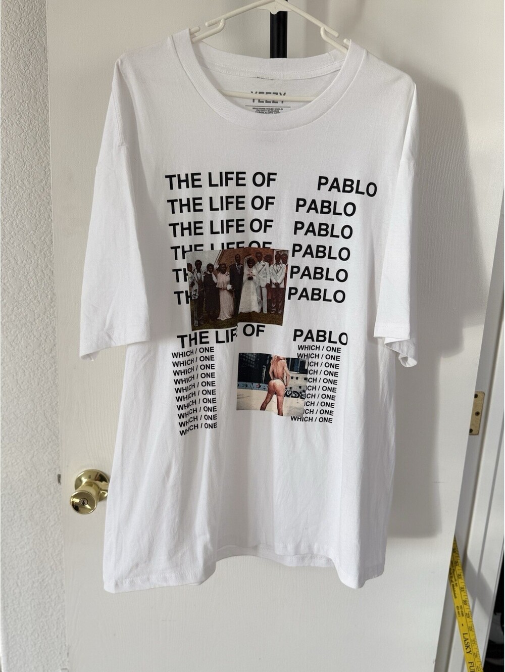 Yeezy Kanye West The Life of Pablo T-Shirt White XL Which One